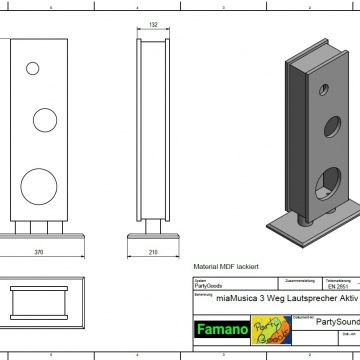 Selbstbau Lautsprecher miaMusica